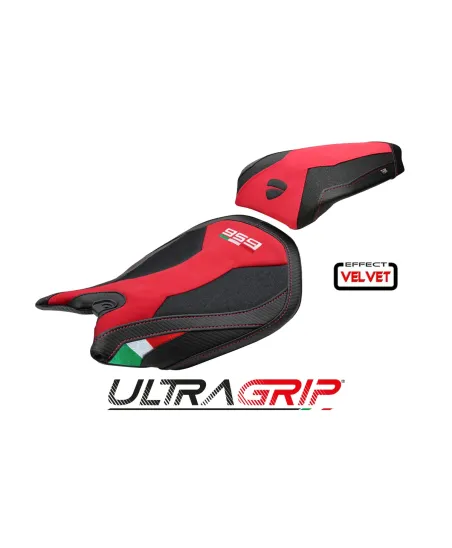 Seat cover compatible - Ducati Panigale 959 2016-2018 - mod Noci Velvet Ultragrip