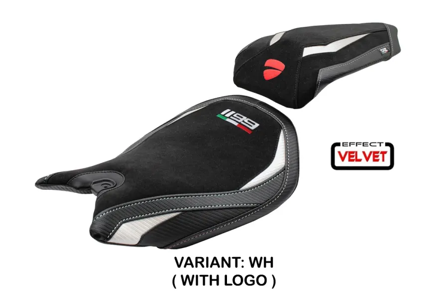 Sitzbezug kompatibel - Ducati Panigale 1199 2011-2015 - mod Pesaro Velvet