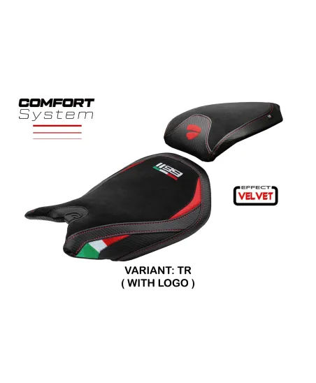 Sitzbezug kompatibel - Ducati Panigale 1199 2011-2015 - mod Pesaro Velvet Comfort System