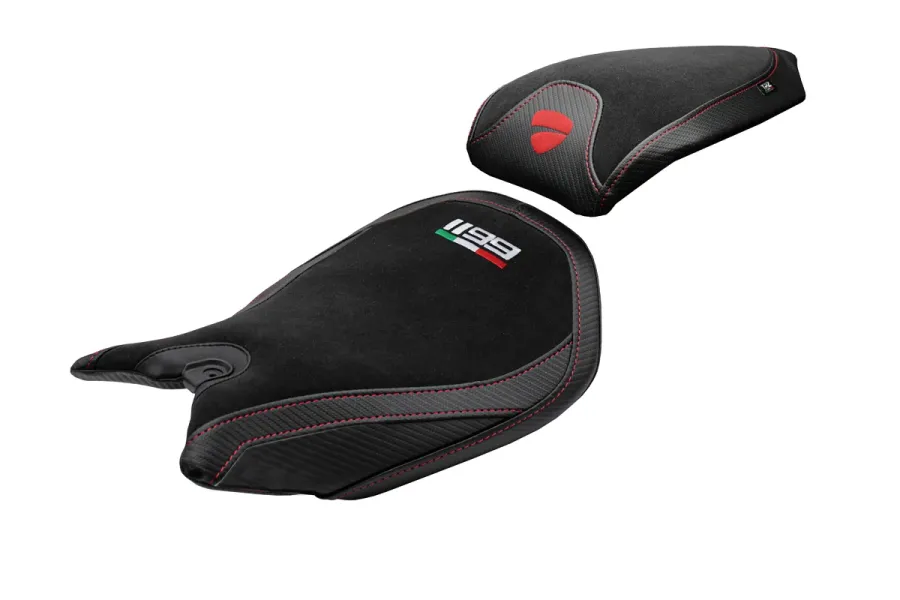Seat cover compatible - Ducati Panigale 1199 2011-2015 - mod Pesaro Velvet Comfort System