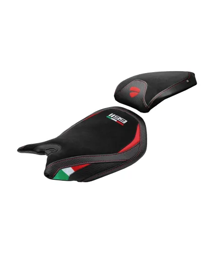 Funda de asiento compatible - Ducati Panigale 1199 2011-2015 - mod Pesaro Velvet Comfort System