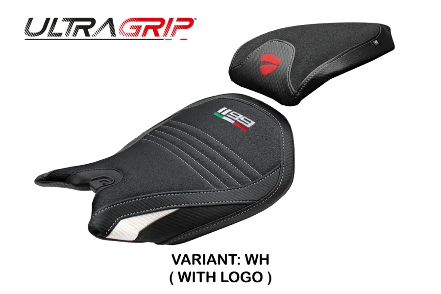 Housse de selle compatible - Ducati Panigale 1199 2011-2015 - mod Pesaro Ultragrip