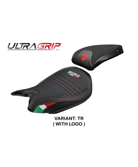 Funda de asiento compatible - Ducati Panigale 1199 2011-2015 - mod Pesaro Ultragrip