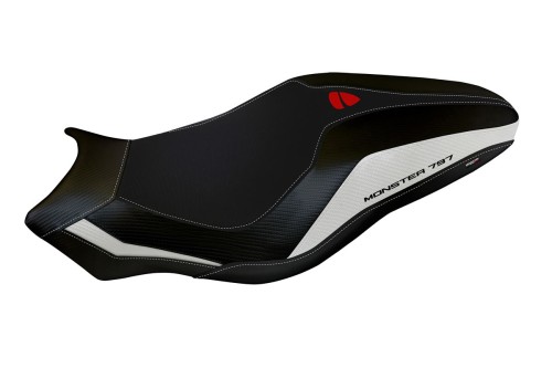 Housse de selle compatible Ducati Monster 797 (17-20) modèle Leipzig 3