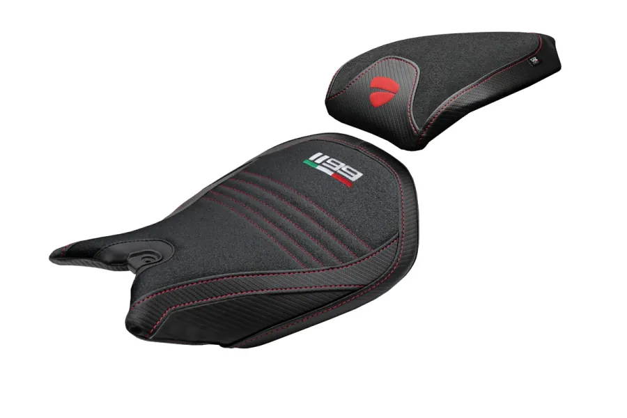 Housse de selle compatible - Ducati Panigale 1199 2011-2015 - mod Pesaro Ultragrip