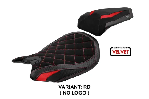 Seat cover compatible - Ducati Panigale 1199 2011-2015 - mod Pesaro Velvet Special Edition 2
