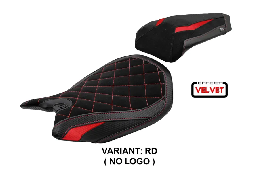 Rivestimento sella compatibile - Ducati Panigale 1199 2011-2015 - mod Pesaro Velvet Special Edition