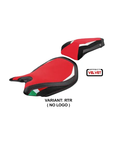 Housse de selle compatible - Ducati Panigale 1299 2015-2018 - mod Dervio Velvet