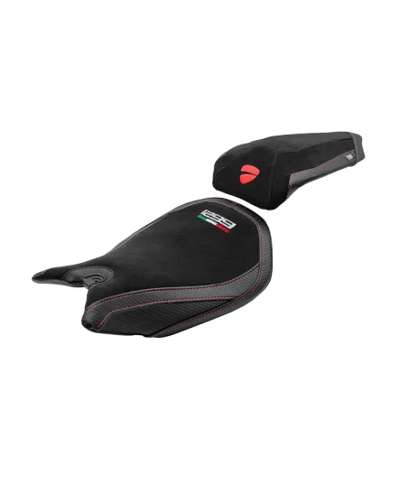 Housse de selle compatible - Ducati Panigale 1299 2015-2018 - mod Dervio Velvet