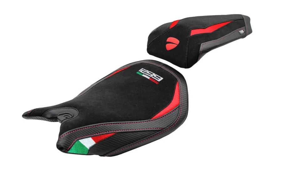 Seat cover compatible - Ducati Panigale 1299 2015-2018 - mod Dervio Velvet