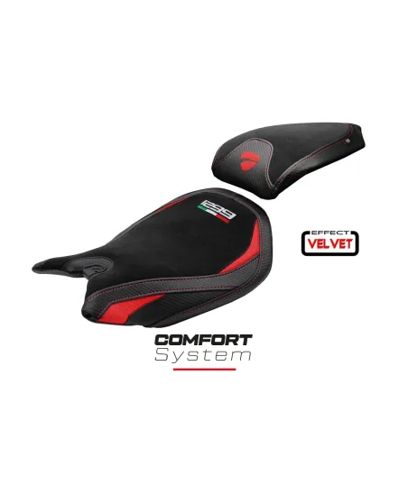 Sitzbezug kompatibel - Ducati Panigale 1299 2015-2018 - mod Dervio Velvet Comfort System