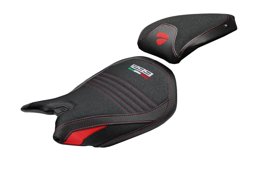Funda de asiento compatible - Ducati Panigale 1299 2015-2018 - mod Dervio Ultragrip