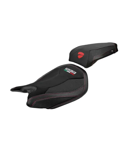 Funda de asiento compatible - Ducati Panigale 1299 2015-2018 - mod Dervio Velvet Ultragrip