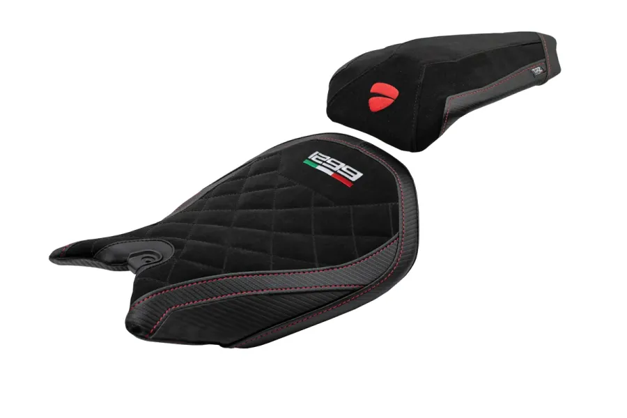 Sitzbezug kompatibel - Ducati Panigale 1299 2015-2018 - mod Dervio Velvet Special Edition
