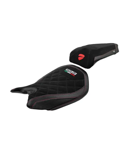 Seat cover compatible - Ducati Panigale 1299 2015-2018 - mod Dervio Velvet Special Edition