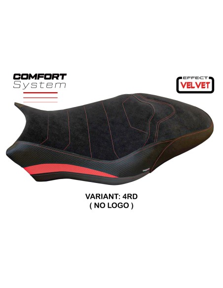 Funda de asiento compatible con Ducati Monster 797 (17-20) modelo Ovada 2 Velvet comfort system