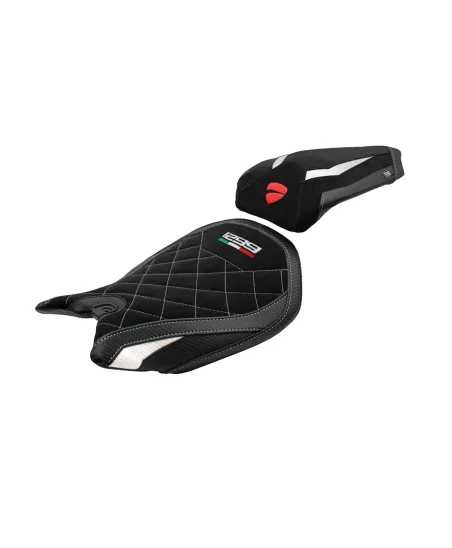 Rivestimento sella compatibile - Ducati Panigale 1299 2015-2018 - mod Dervio Velvet Special Edition