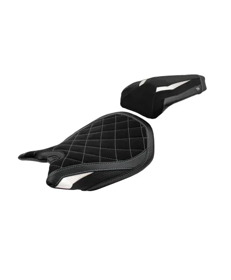 Housse de selle compatible - Ducati Panigale 1299 2015-2018 - mod Dervio Velvet Special Edition