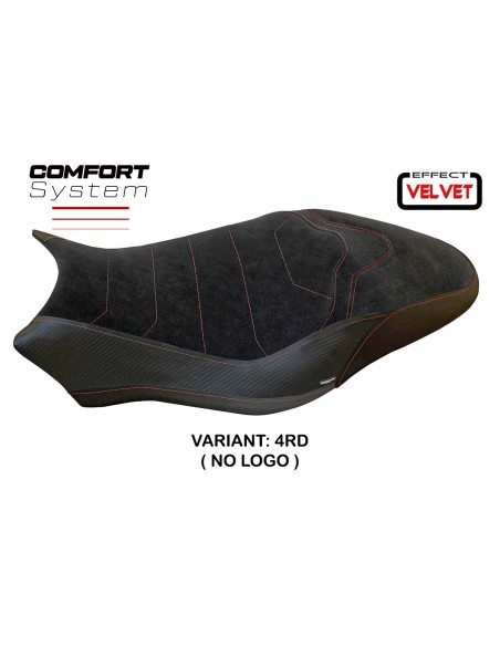 Seat cover compatible Ducati Monster 797 (17-20) Ovada 2 Velvet comfort system model