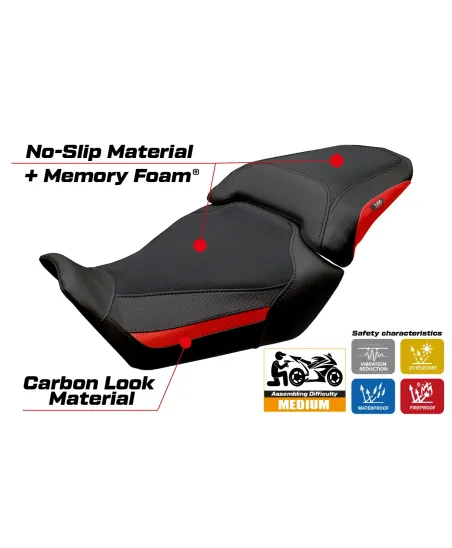 Housse de selle compatible - Honda CB 650 R 2024-2026 - mod Kawai Comfort System