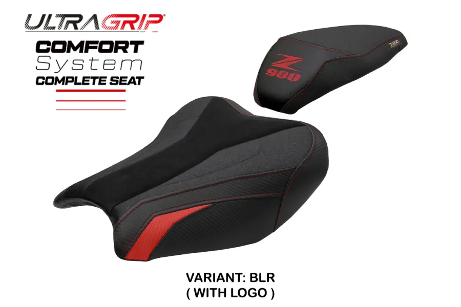 Asiento completo compatible - Kawasaki Z 900 2017-2024 - mod Liaka Ultragrip Comfort - Standard