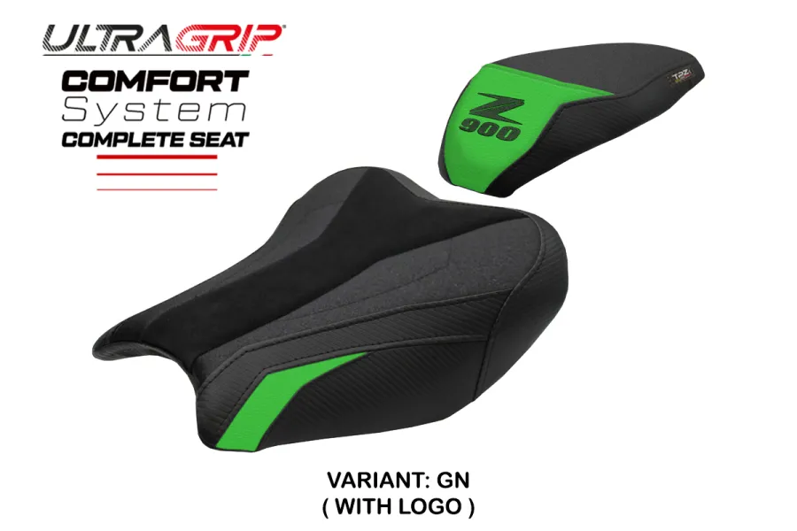 Komplette Sitzbank kompatibel - Kawasaki Z 900 2017-2024 - mod Liaka Ultragrip Comfort - Standard