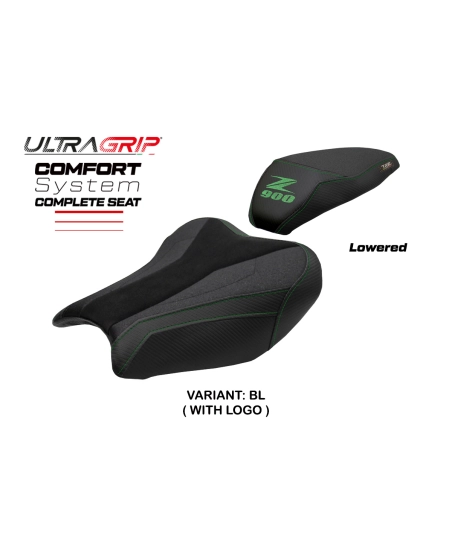 Sella completa compatibile - Kawasaki Z 900 2017-2024 - mod Liaka Ultragrip Comfort - Ribassata