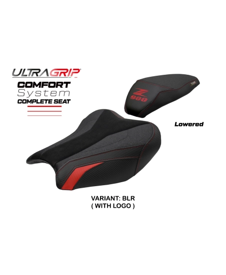 Komplette Sitzbank kompatibel - Kawasaki Z 900 2017-2024 - mod Liaka Ultragrip Comfort  - Gesenkt