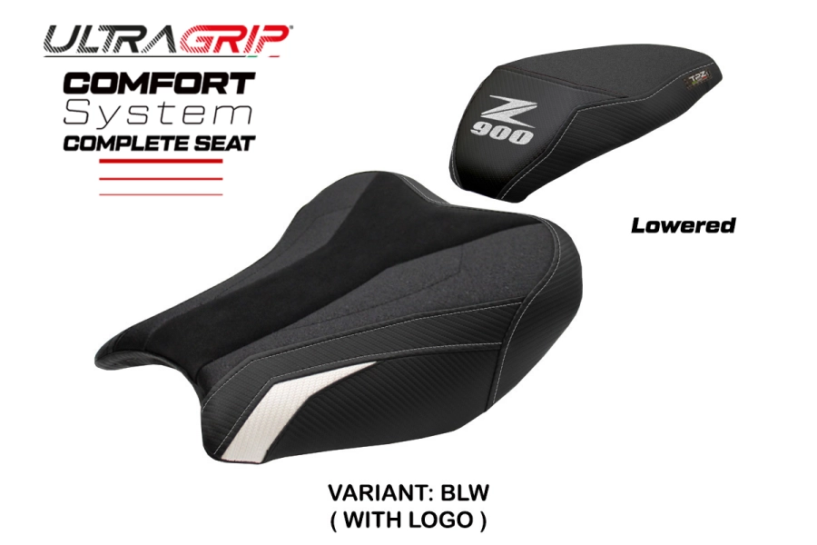 Komplette Sitzbank kompatibel - Kawasaki Z 900 2017-2024 - mod Liaka Ultragrip Comfort  - Gesenkt
