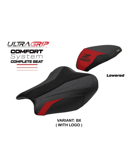 Sella completa compatibile - Kawasaki Z 900 2017-2024 - mod Liaka Ultragrip Comfort - Ribassata