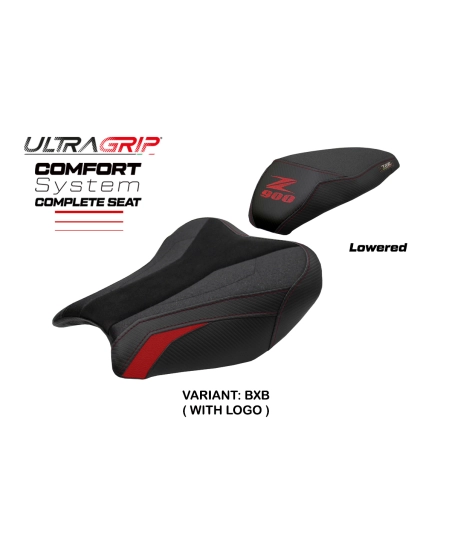 Sella completa compatibile - Kawasaki Z 900 2017-2024 - mod Liaka Ultragrip Comfort - Ribassata