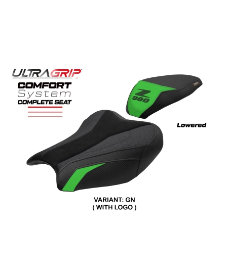 Komplette Sitzbank kompatibel - Kawasaki Z 900 2017-2024 - mod Liaka Ultragrip Comfort  - Gesenkt