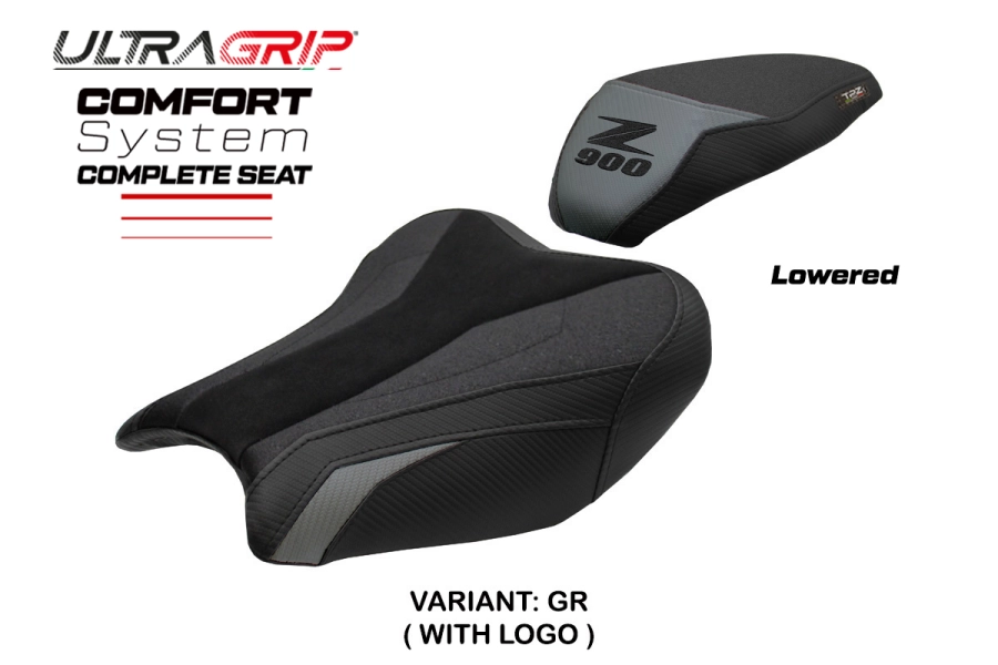 Sella completa compatibile - Kawasaki Z 900 2017-2024 - mod Liaka Ultragrip Comfort - Ribassata