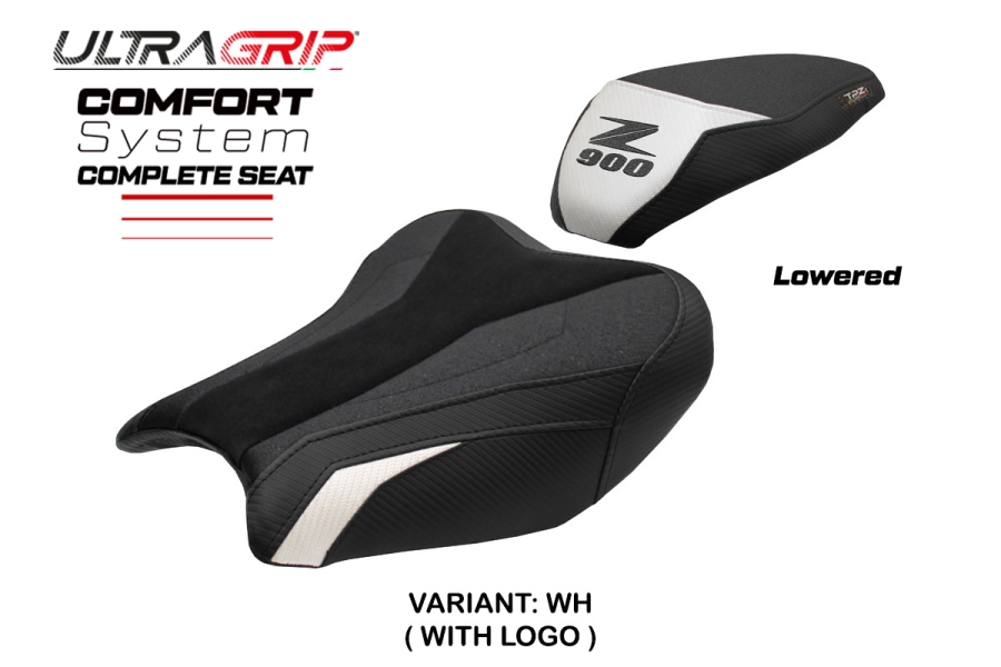 Sella completa compatibile - Kawasaki Z 900 2017-2024 - mod Liaka Ultragrip Comfort - Ribassata