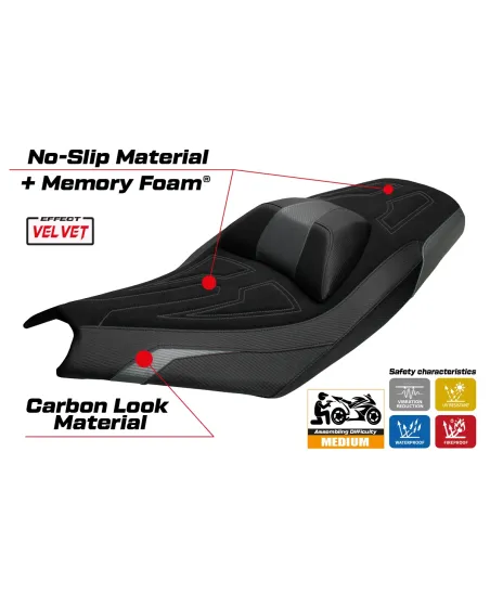 Seat cover compatible - Kymco AK 550 Premium 2023-2026 - mod Datong Comfort System