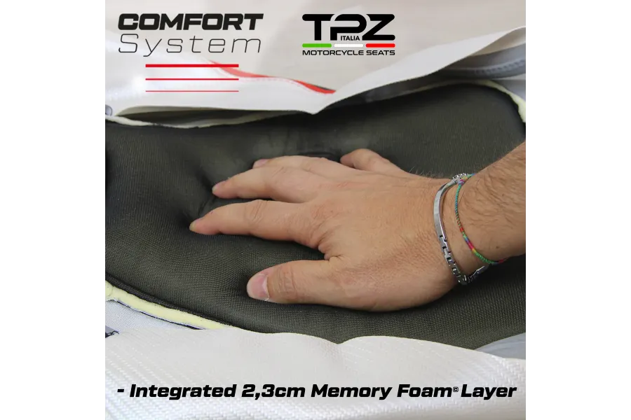 Rivestimento sella compatibile - Kymco AK 550 Premium 2023-2026 - mod Datong Comfort System