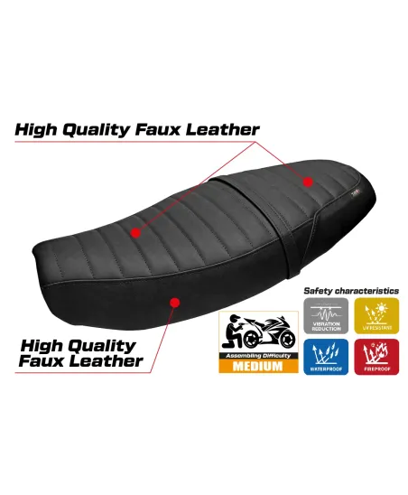 Housse de selle compatible - Triumph Speed Twin 1200 2019-2026 - mod Bomlo