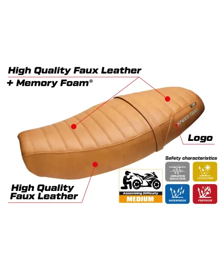 Sitzbezug kompatibel - Triumph Speed Twin 1200 2019-2026 - mod Bomlo Comfort System