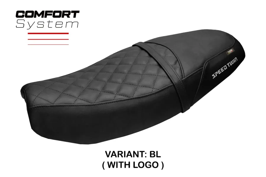 Funda de asiento compatible - Triumph Speed Twin 1200 2019-2026 - mod Tamra Comfort System