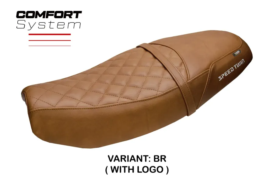 Sitzbezug kompatibel - Triumph Speed Twin 1200 2019-2026 - mod Tamra Comfort System