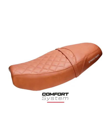 Housse de selle compatible - Triumph Speed Twin 1200 2019-2026 - mod Tamra Comfort System