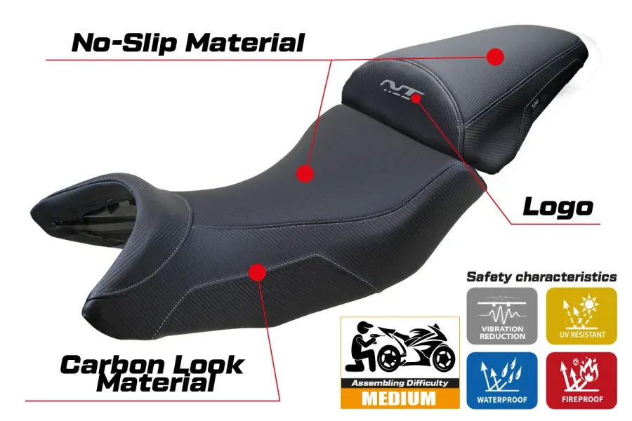 Funda de asiento compatible - Honda NT 2021-2025 - mod Hita