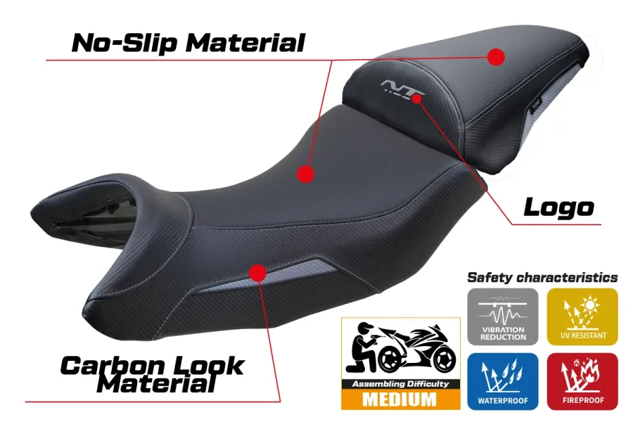 Rivestimento sella compatibile - Honda NT 2021-2025 - mod Hita