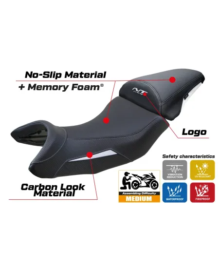 Funda de asiento compatible - Honda NT 2021-2025 - mod Hita Comfort System
