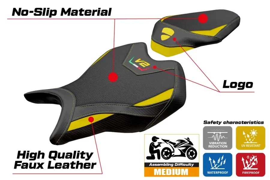Housse de selle compatible - Ducati Panigale V2 2025 - mod Asia