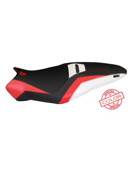 Housse de selle compatible Ducati Monster Special 1200 R (16-19)- Modèle Toledo Special Color