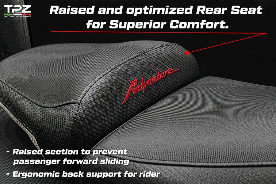 Sella completa compatibile - Honda Africa Twin 1100 2020-2026 - mod Asmara Comfort System Plus - Standard