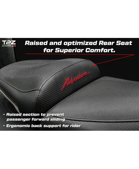 Sella completa compatibile - Honda Africa Twin 1100 2020-2026 - mod Asmara Comfort System Plus - Ribassata