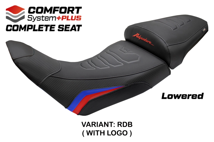 Selle complète compatible - Honda Africa Twin 1100 2020-2026 - mod Asmara Comfort System Plus - Abaissée