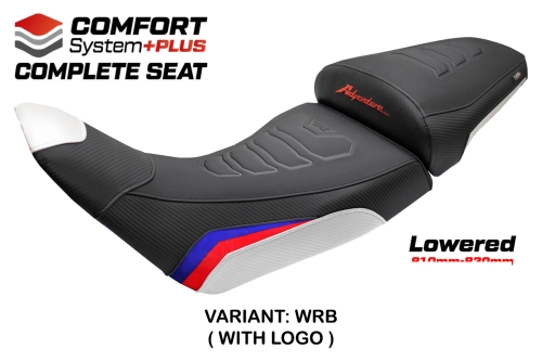 Komplette Sitzbank kompatibel - Honda Africa Twin 1100 2020-2026 - mod Asmara Comfort System Plus - Gesenkt 2